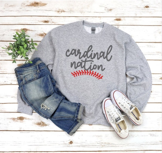 CARDS (YOUTH) *PRE-ORDER* Softball/Baseball - Cardinal Nation