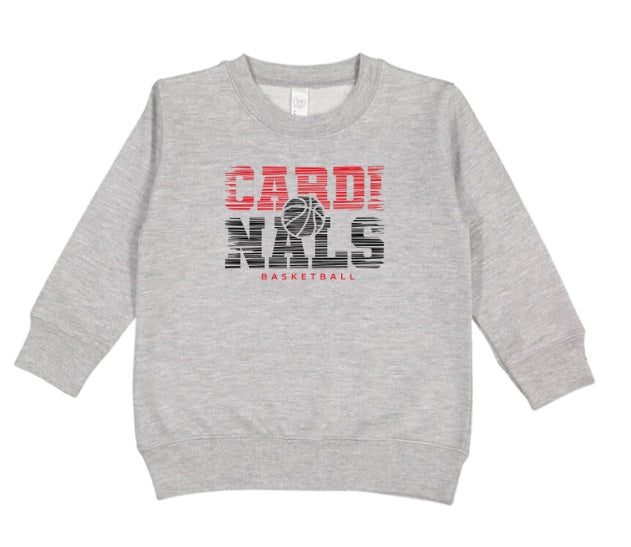 CARDS (TODDLER) *PRE-ORDER* Cardinals Basketball Lines (Red+Black)