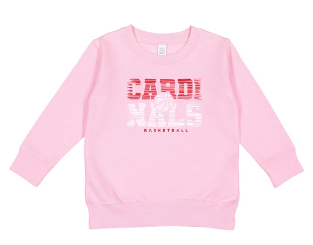 CARDS (TODDLER) *PRE-ORDER* Cardinals Basketball Lines (Red+White)