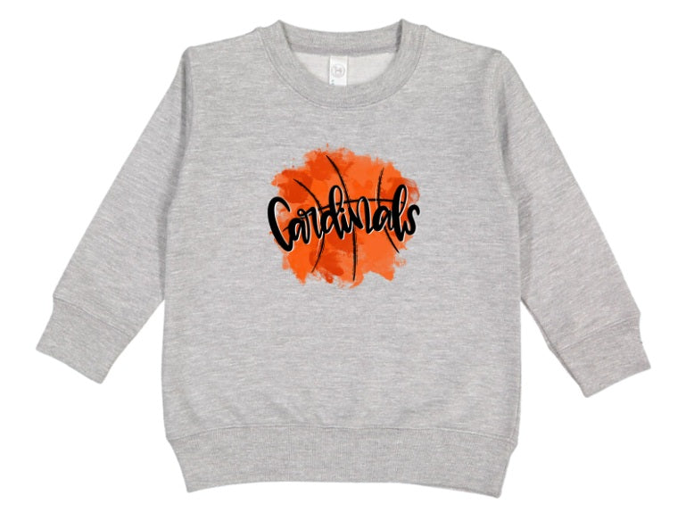 CARDS (TODDLER) *PRE-ORDER* Cardinals Basketball Splash