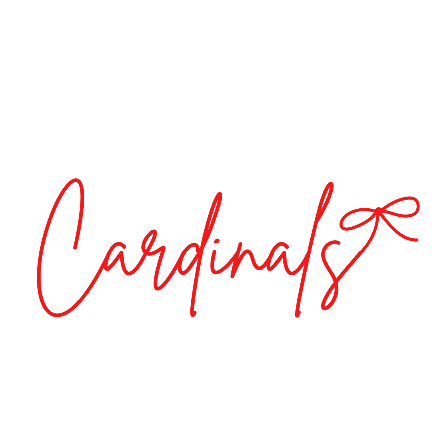 CARDS (YOUTH) *PRE-ORDER* Cardinal Bow