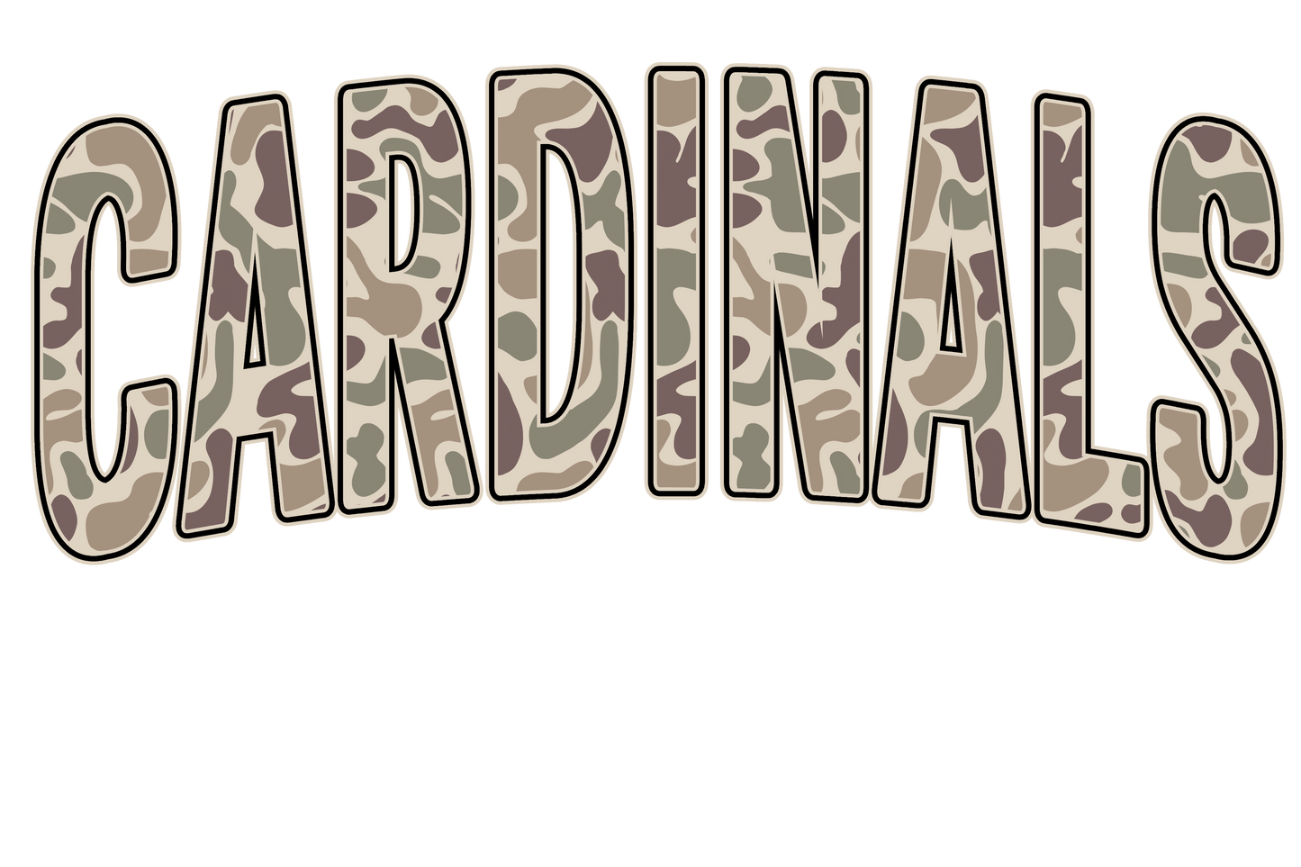 CARDS (ADULT) *PRE-ORDER* Cardinal Camo