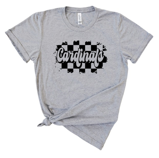 CARDS (ADULT) *PRE-ORDER* Cardinals Checkered