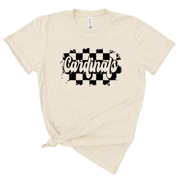 CARDS (ADULT) *PRE-ORDER* Cardinals Checkered