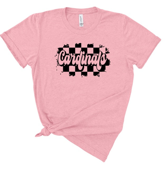 CARDS (ADULT) *PRE-ORDER* Cardinals Checkered