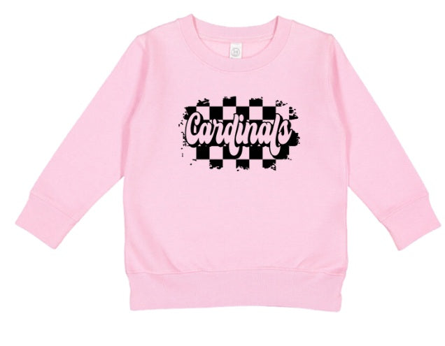 CARDS (TODDLER) *PRE-ORDER* Cardinals Checkered