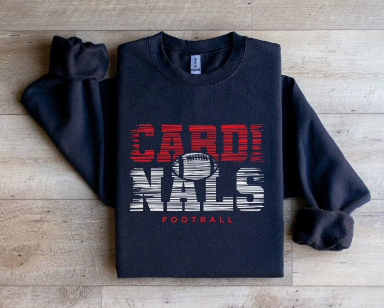 CARDS (ADULT) *PRE-ORDER* Cardinals Football Lines (Red+White)