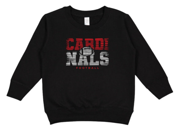 CARDS (TODDLER) *PRE-ORDER* Cardinals Football Lines (Red+White)