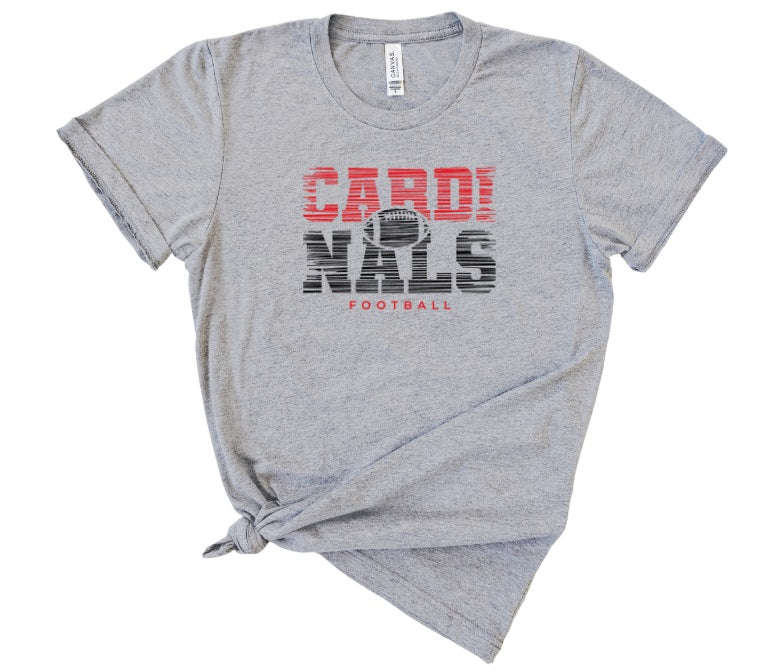 CARDS (ADULT) *PRE-ORDER* Cardinals Football Lines (Red+Black)