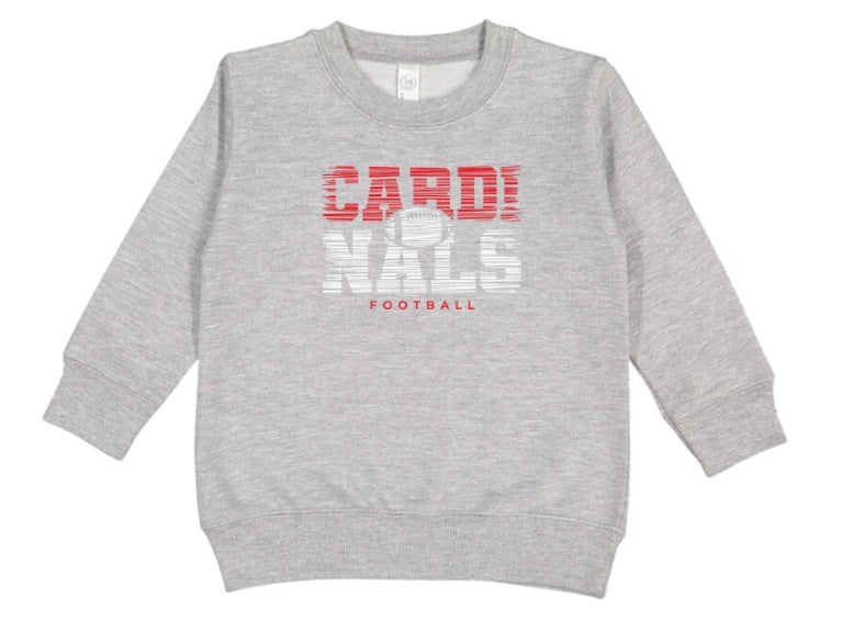 CARDS (TODDLER) *PRE-ORDER* Cardinals Football Lines (Red+White)