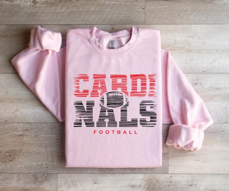 CARDS (ADULT) *PRE-ORDER* Cardinals Football Lines (Red+Black)