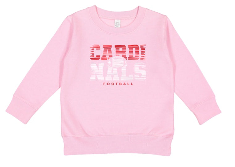 CARDS (TODDLER) *PRE-ORDER* Cardinals Football Lines (Red+White)