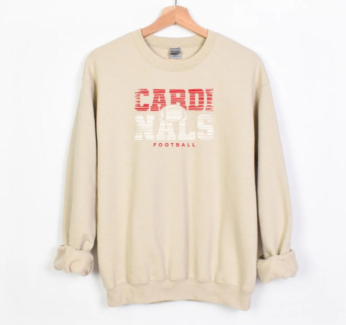CARDS (ADULT) *PRE-ORDER* Cardinals Football Lines (Red+White)