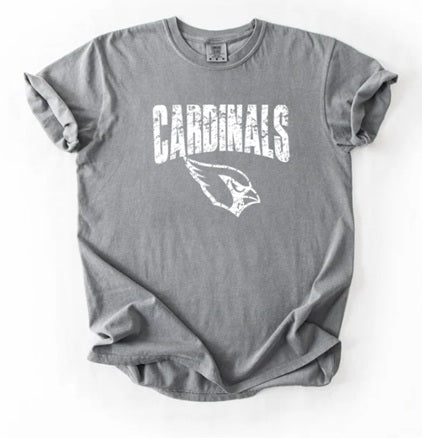 CARDS (Adults) | Cardinals Logo Distressed White