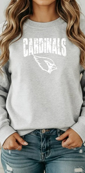 CARDS (Adults) | Cardinals Logo Distressed White