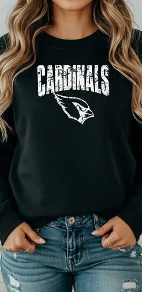 CARDS (Adults) | Cardinals Logo Distressed White