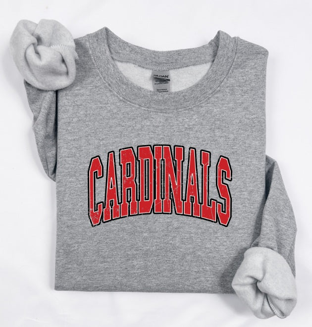 CARDS (YOUTH) *PRE-ORDER* Cardinals Red Distressed