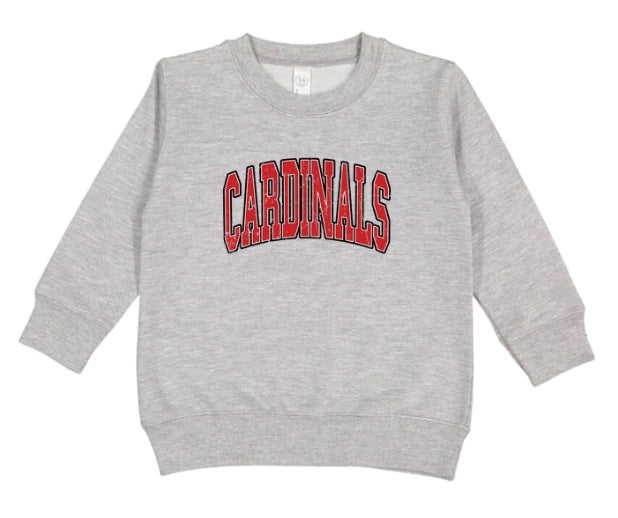 CARDS (TODDLER) *PRE-ORDER* Cardinals Red Distressed