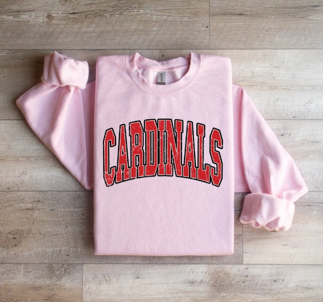 CARDS (YOUTH) *PRE-ORDER* Cardinals Red Distressed