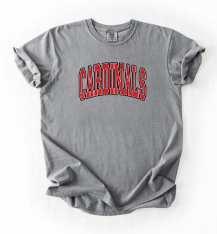 CARDS (Adults) | Cardinals Red Distressed