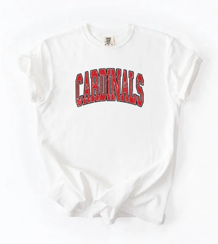 CARDS (Adults) | Cardinals Red Distressed