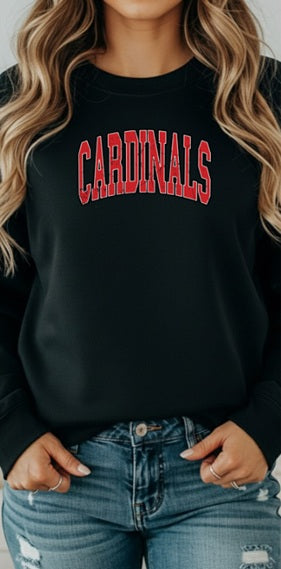CARDS (Adults) | Cardinals Red Distressed
