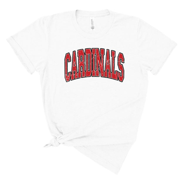 CARDS (YOUTH) *PRE-ORDER* Cardinals Red Distressed