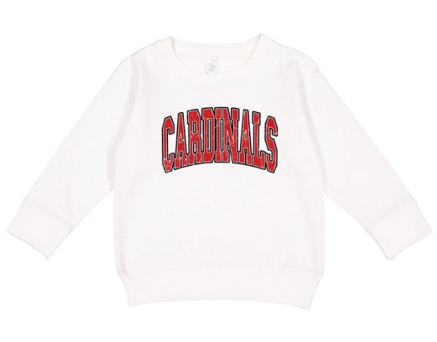 CARDS (TODDLER) *PRE-ORDER* Cardinals Red Distressed