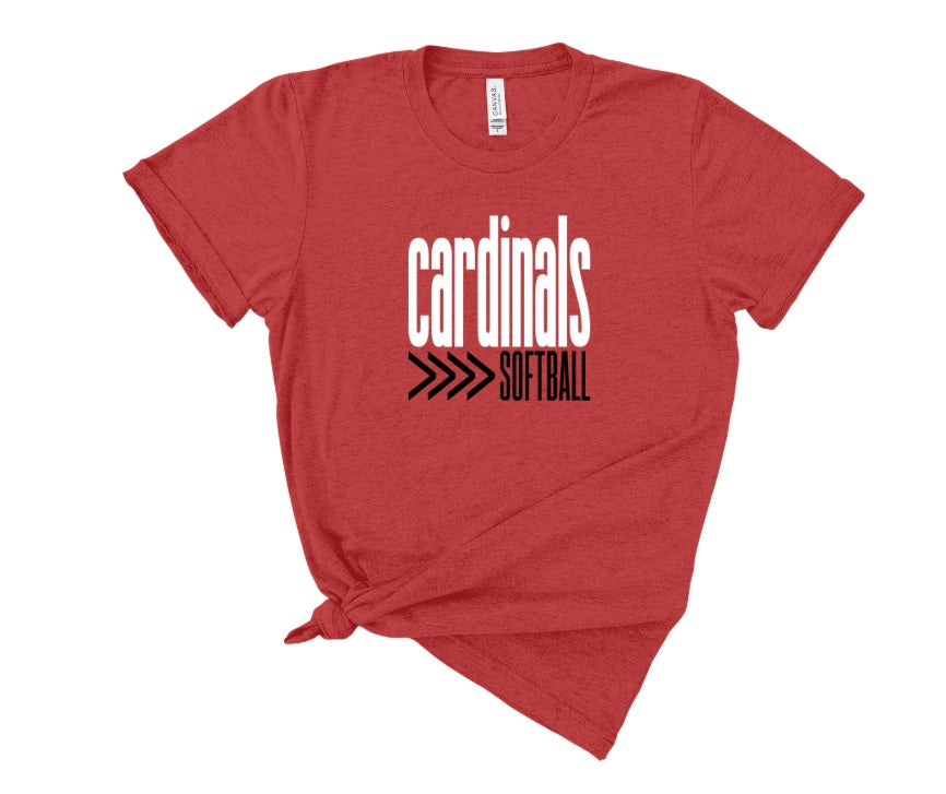 CARDS (ADULT) *PRE-ORDER* Cardinals Softball Tall