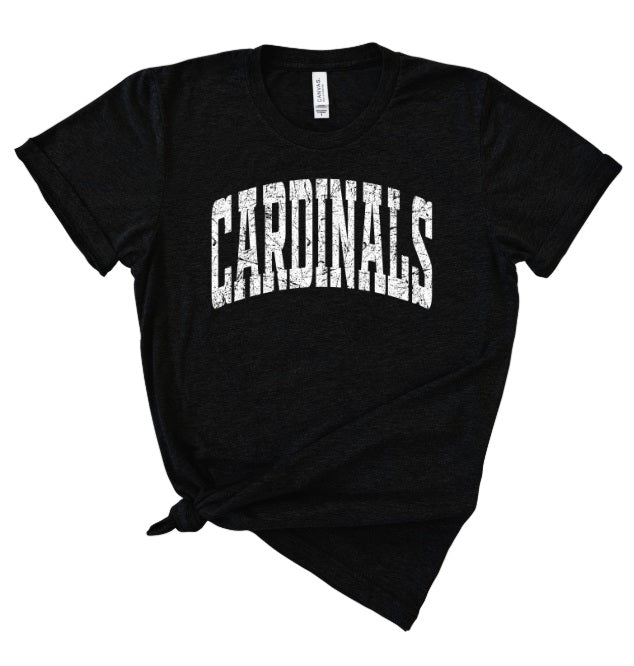 CARDS (ADULT) *PRE-ORDER* Cardinals White Tall Distressed