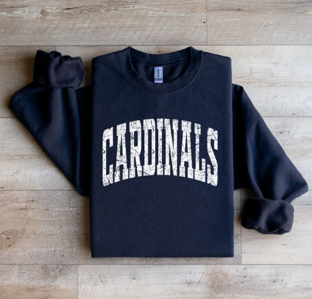 CARDS (ADULT) *PRE-ORDER* Cardinals White Tall Distressed