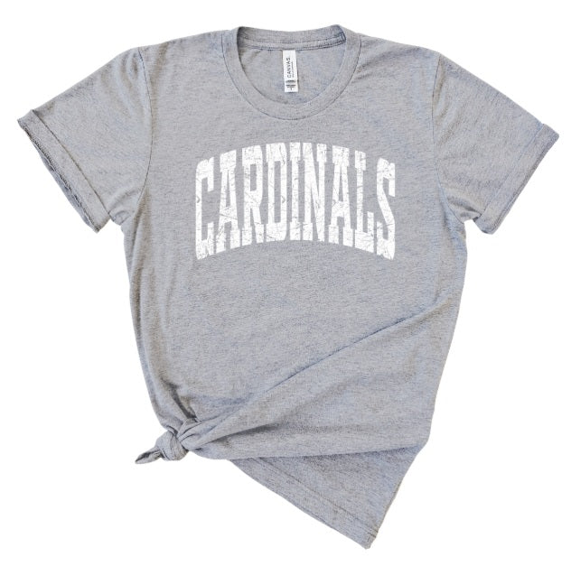 CARDS (ADULT) *PRE-ORDER* Cardinals White Tall Distressed