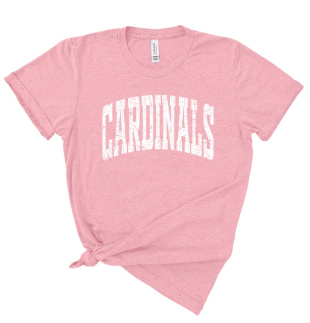 CARDS (ADULT) *PRE-ORDER* Cardinals White Tall Distressed