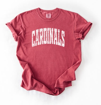 CARDS (Adults) | Cardinals White Distressed