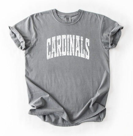 CARDS (Adults) | Cardinals White Distressed