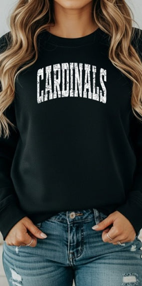CARDS (Kiddos) | Cardinals White Distressed