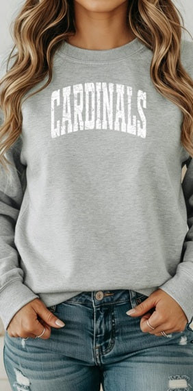 CARDS (Kiddos) | Cardinals White Distressed