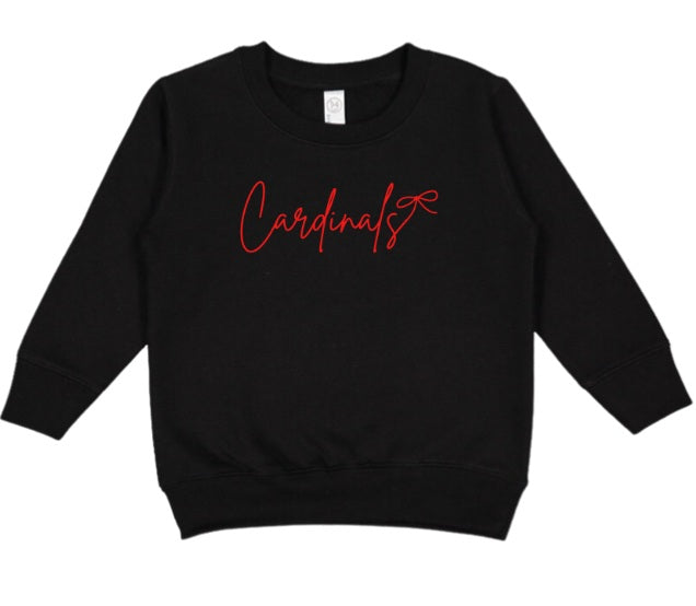 CARDS (TODDLER) *PRE-ORDER* Cardinal Bow