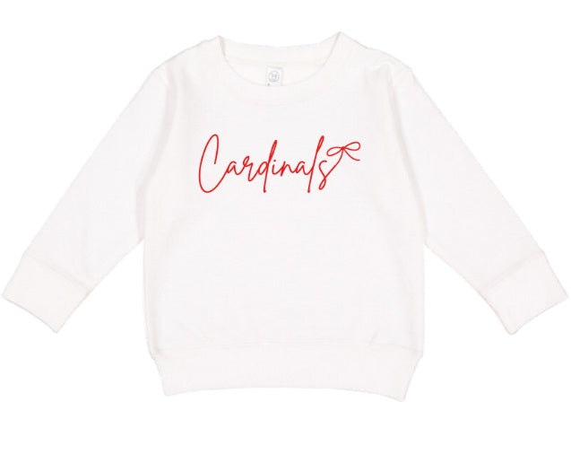 CARDS (TODDLER) *PRE-ORDER* Cardinal Bow