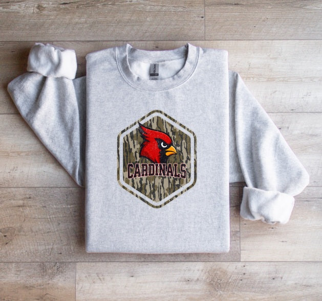 CARDS (ADULT) *PRE-ORDER* Cardinals Camo Shape