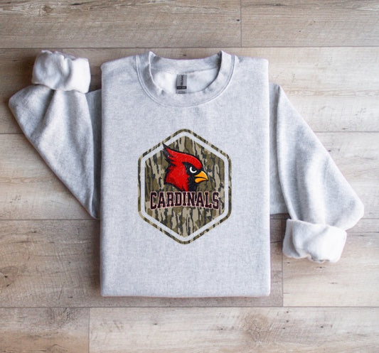 CARDS (ADULT) *PRE-ORDER* Cardinals Camo Shape