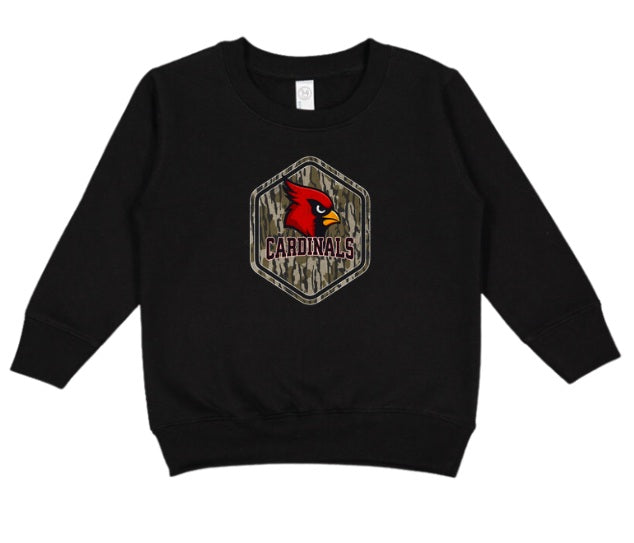 CARDS (TODDLER) *PRE-ORDER* Cardinal Camo Shape