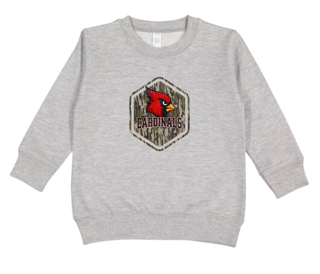 CARDS (TODDLER) *PRE-ORDER* Cardinal Camo Shape