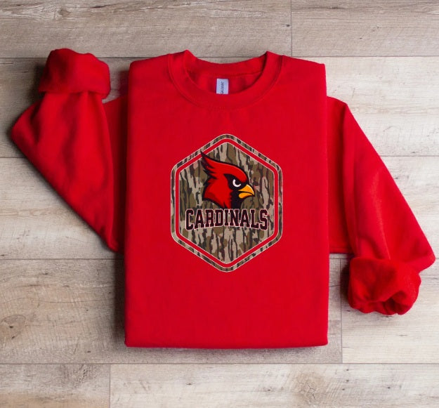 CARDS (YOUTH) *PRE-ORDER* Cardinal Camo Shape