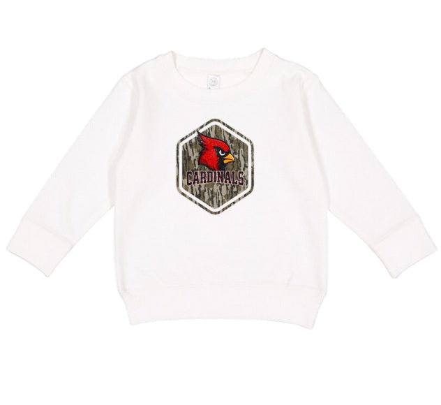 CARDS (TODDLER) *PRE-ORDER* Cardinal Camo Shape