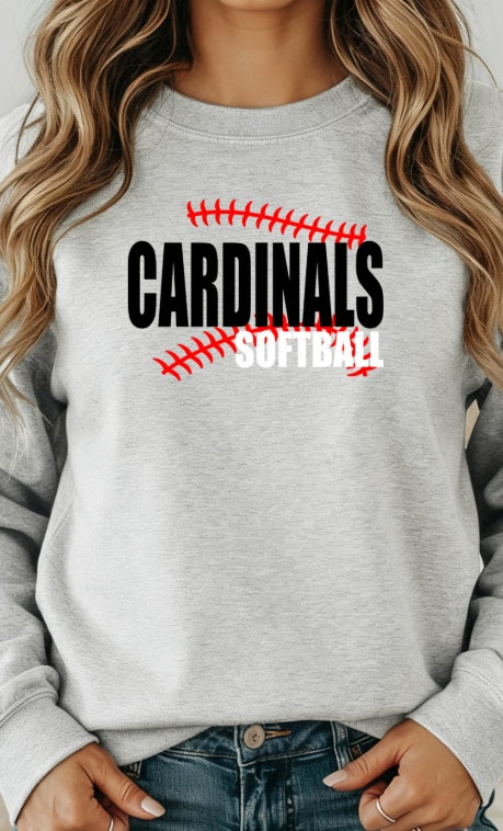 CARDS (ADULT) *PRE-ORDER* Cardinal Softball Stitches
