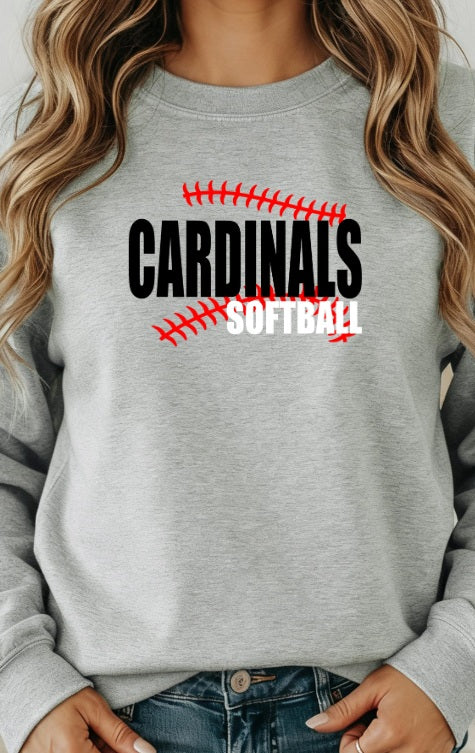 CARDS (ADULT) *PRE-ORDER* Cardinal Softball Stitches