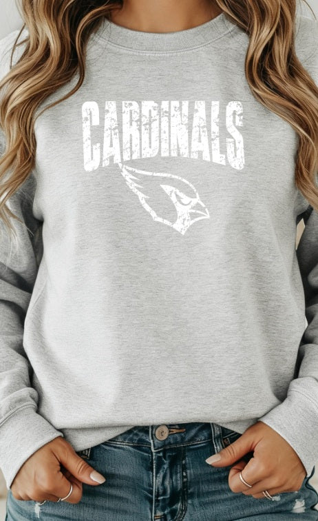 CARDS (ADULT) *PRE-ORDER* Cardinals with Logo Distressed