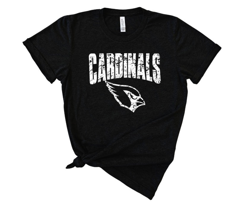 CARDS (ADULT) *PRE-ORDER* Cardinals with Logo Distressed