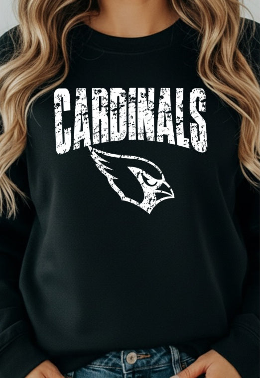 CARDS (ADULT) *PRE-ORDER* Cardinals with Logo Distressed